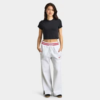 Nike Sportswear Women's High-Waisted Graphic Wide-Leg Pants / Birch Heather