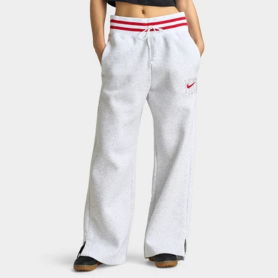Nike Sportswear Women's High-Waisted Graphic Wide-Leg Pants / Birch Heather