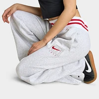 Nike Sportswear Women's High-Waisted Graphic Wide-Leg Pants / Birch Heather