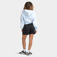Nike Sportswear Women's Phoenix Fleece Loose Crop Full Zip Hoodie Blue Tint / Sail