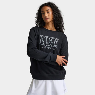 Nike Sportswear Women's Logo Crewneck / Black