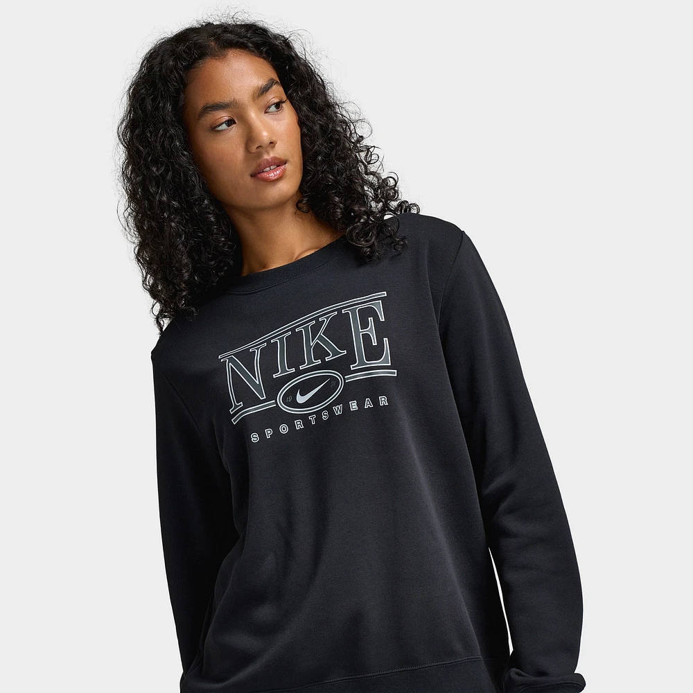 Nike Sportswear Women's Logo Crewneck / Black