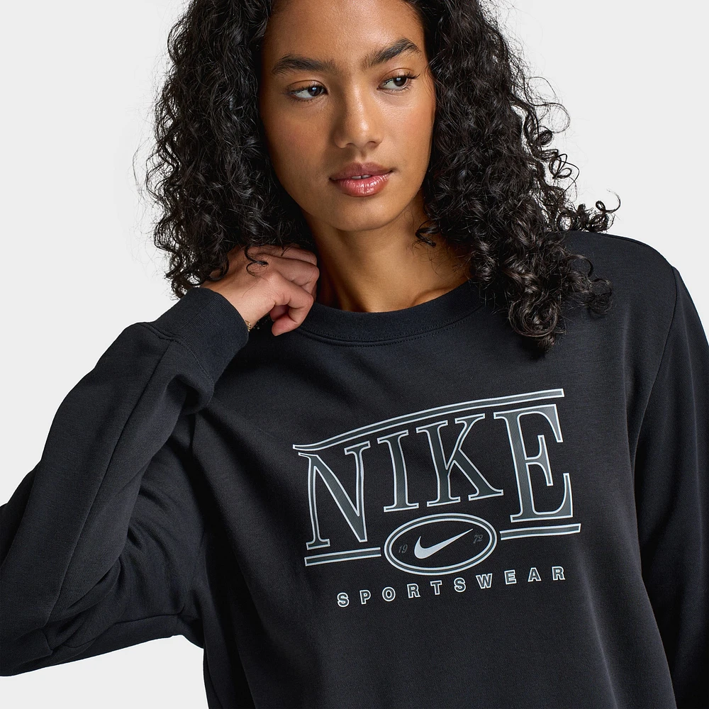 Nike Sportswear Women's Logo Crewneck / Black