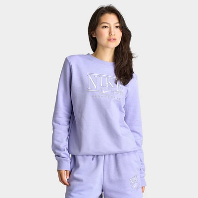 Nike Sportswear Women's Logo Crewneck / Lilac Ice