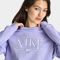 Nike Sportswear Women's Logo Crewneck / Lilac Ice
