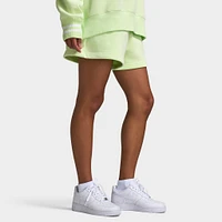 Nike Sportswear Women's Phoenix Fleece High-Waisted 2" Graphic Shorts / Light Liquid Lime