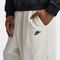 Nike Club Fleece French Terry Oversized Pants Sail / - Black