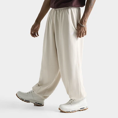 Nike Club Fleece Oversized French Terry Pants Lt Orewood Brn / - White