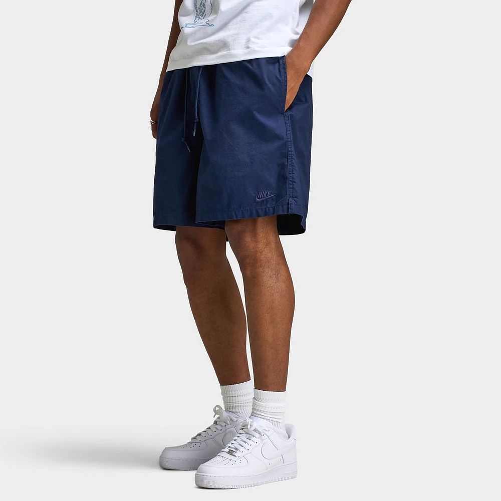 Nike Club Washed Flow Shorts Obsidian /