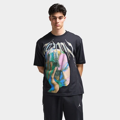Jordan Dri-FIT Think Graphic T-Shirt Black / White