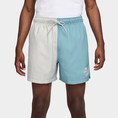 Nike Club 5" Flow Shorts Photon Dust / Denim Turq