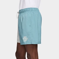 Nike Club 5" Flow Shorts Photon Dust / Denim Turq