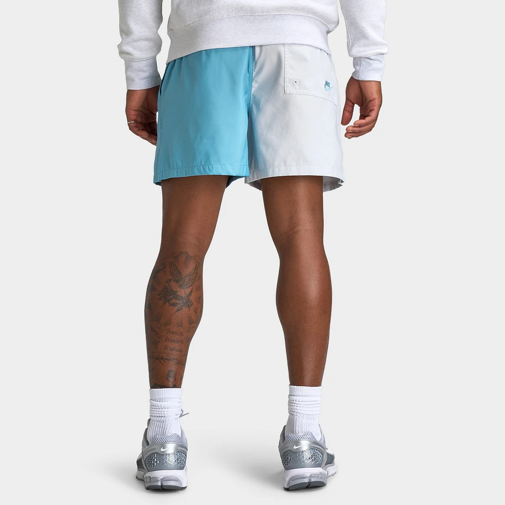 Nike Club 5" Flow Shorts Photon Dust / Denim Turq