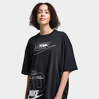 Nike Sportswear Women's Oversized Dance Graphic T-Shirt / Black