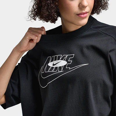 Nike Sportswear Women's Oversized Dance Graphic T-Shirt / Black