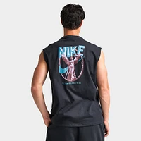 Nike Sleeveless Fitness T-Shirt / Black