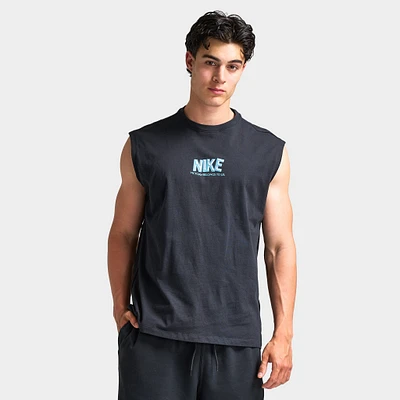 Nike Sleeveless Fitness T-Shirt / Black