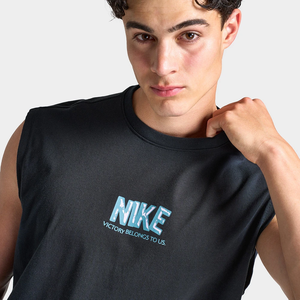 Nike Sleeveless Fitness T-Shirt / Black