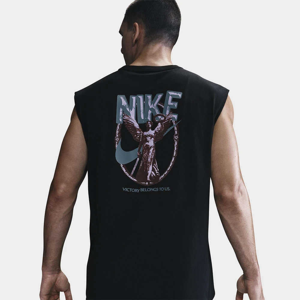 Nike Sleeveless Fitness T-Shirt / Black