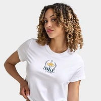 Nike Court Women's Dri-Fit Slam SS Tee French Open White / Black