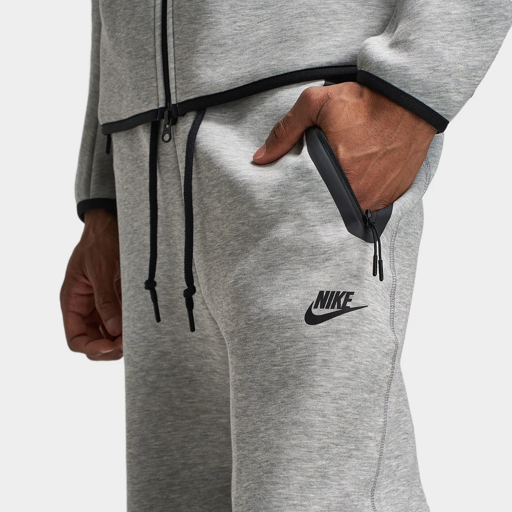 Nike Tech Fleece Open Hem Joggers Dark Heather Grey / Black