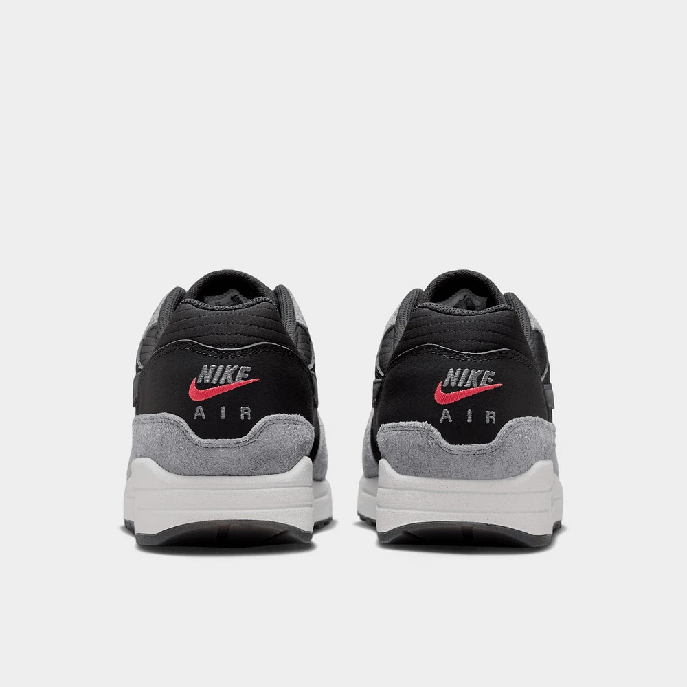 Nike Air Max 1 Premium Dark Smoke Grey / - Flash Crimson