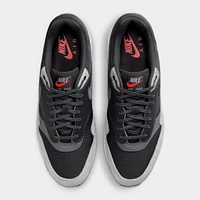 Nike Air Max 1 Premium Dark Smoke Grey / - Flash Crimson