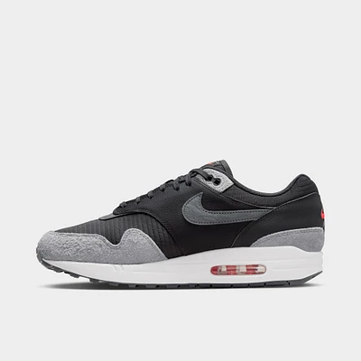 Nike Air Max 1 Premium Dark Smoke Grey / - Flash Crimson