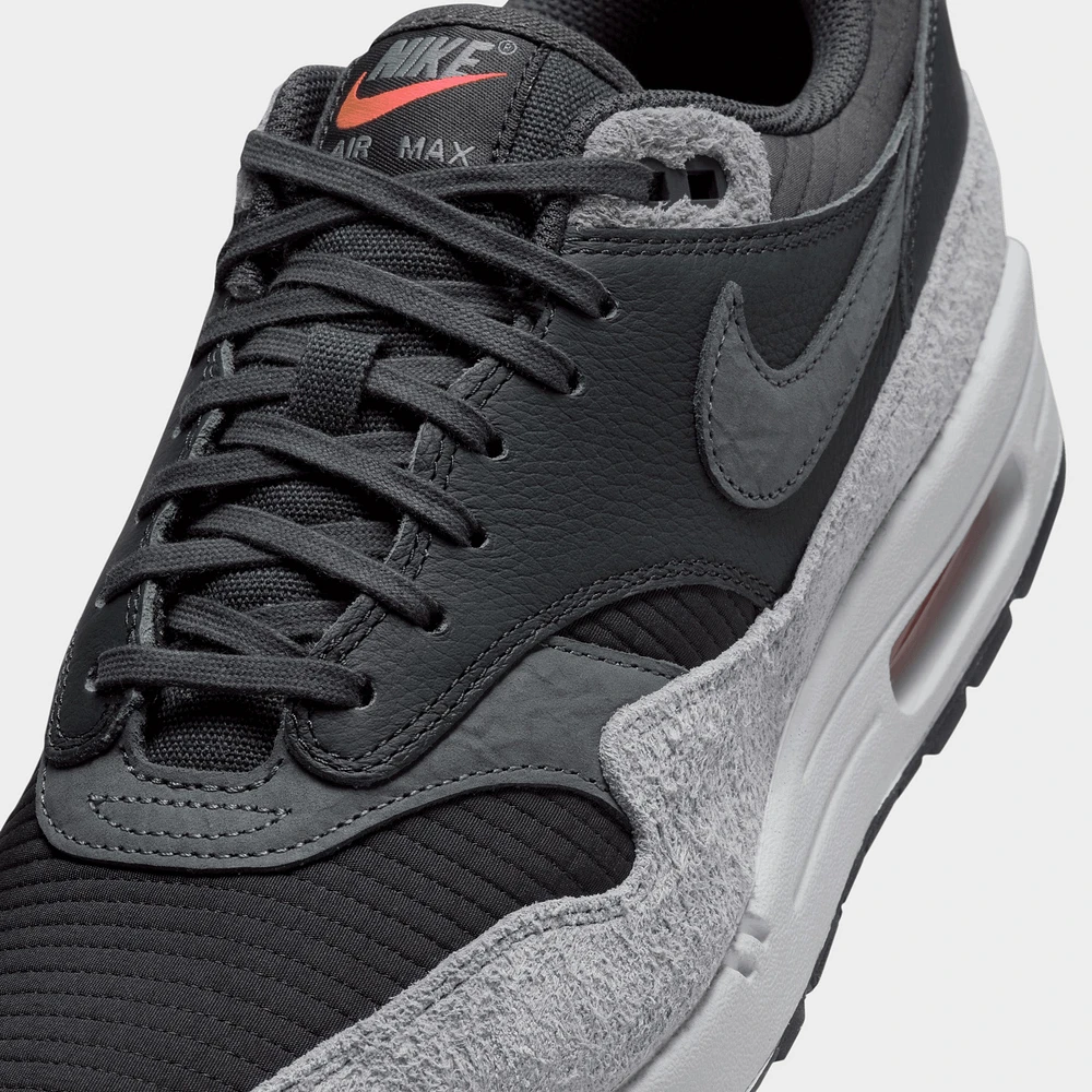 Nike Air Max 1 Premium Dark Smoke Grey / - Flash Crimson