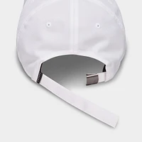 Jordan Rise Structured Metal Jumpman Strapback Cap / White