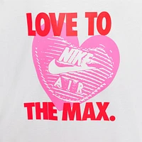 Nike Sportswear Junior Girls' Heart Graphic T-Shirt / White