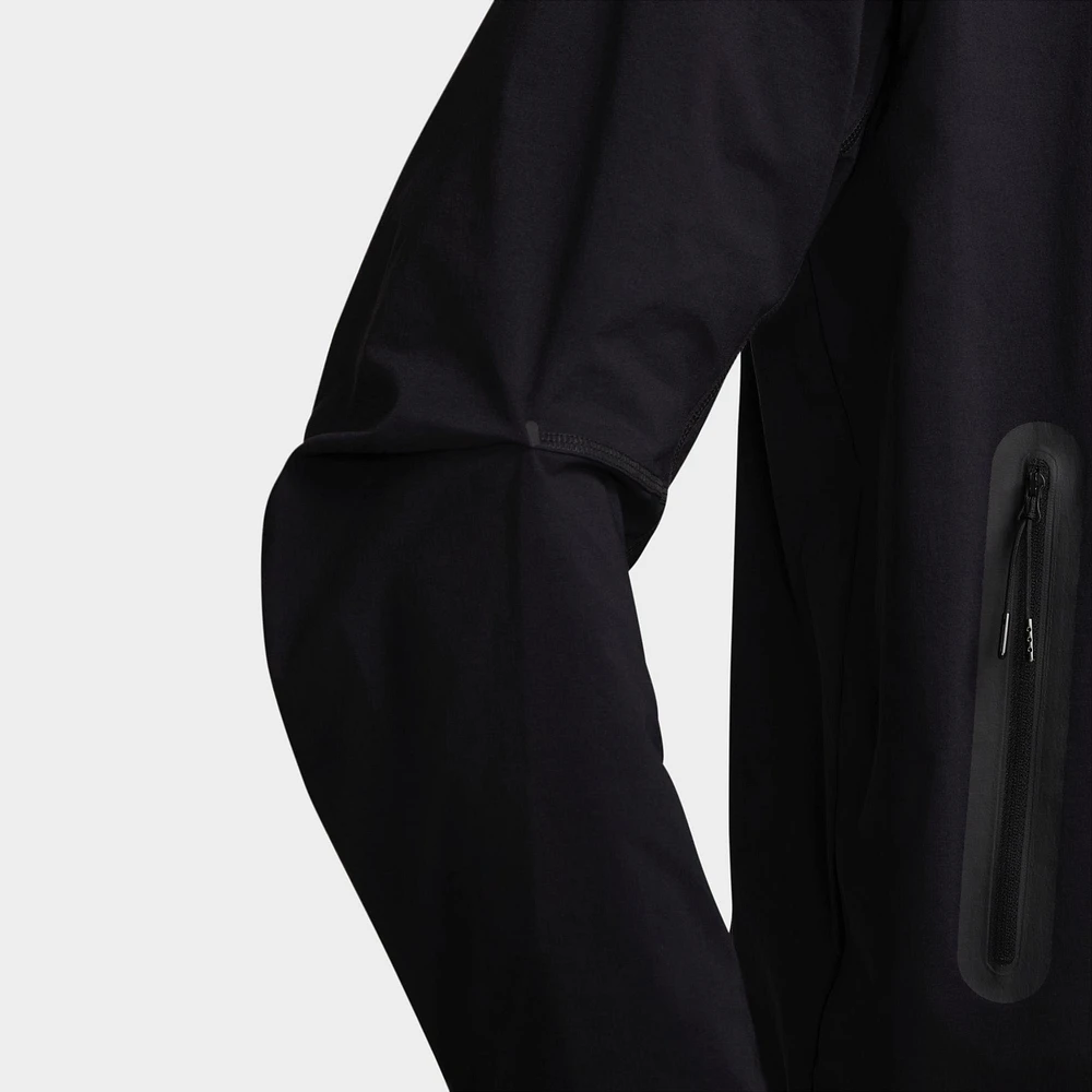 Nike Tech Woven Full Zip Windrunner Jacket Black /