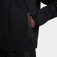 Nike Tech Woven Full Zip Windrunner Jacket Black /