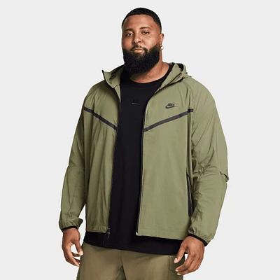Nike Tech Woven Full-Zip Windrunner Jacket Medium Olive / - Black