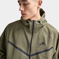 Nike Tech Woven Full-Zip Windrunner Jacket Medium Olive / - Black