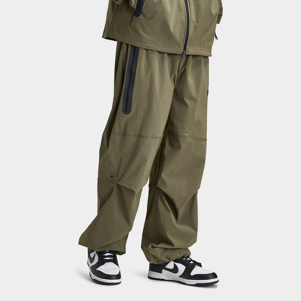 Nike Tech Woven Oversized Pants Medium Olive / - Black