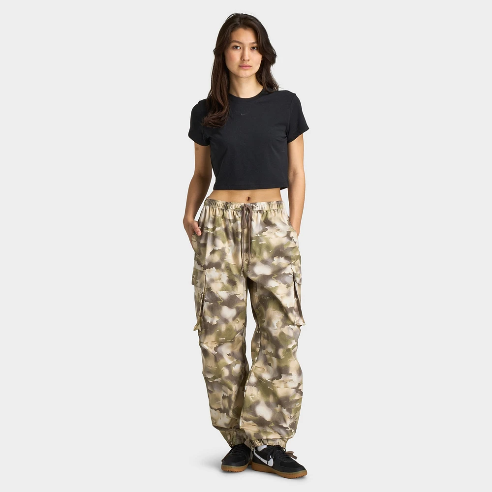 Nike Sportswear Women's Camo Cargo Pants Light Orewood Brown / Sail