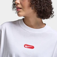 Nike Sportswear Women's Club Swoosh Tee / White