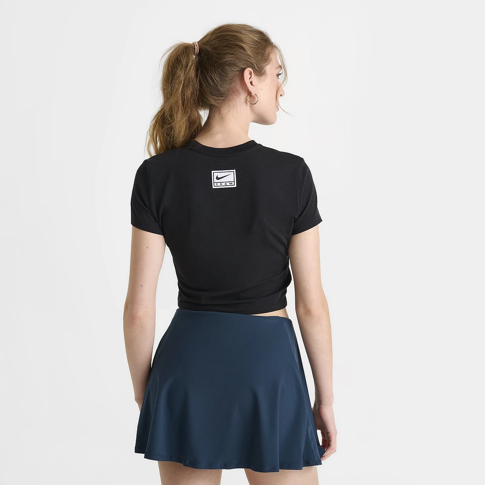 Nike Women's Slim Crop T-Shirt / Black