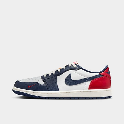 Jordan 1 Retro Low OG Summit White / Gym Red - Midnight Navy