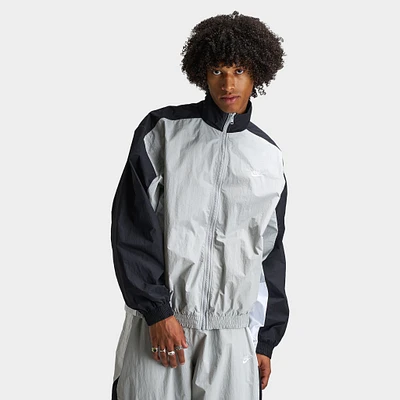 Nike Club Woven Track Jacket OS Lt Smoke Grey / Black - White