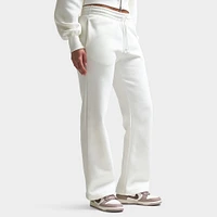 Nike Sportswear Women's Phoenix Fleece Mid-Rise Open-Hem Pants Sail / Black