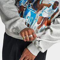 Jordan Flight Pullover Hoodie Heather Grey / Black