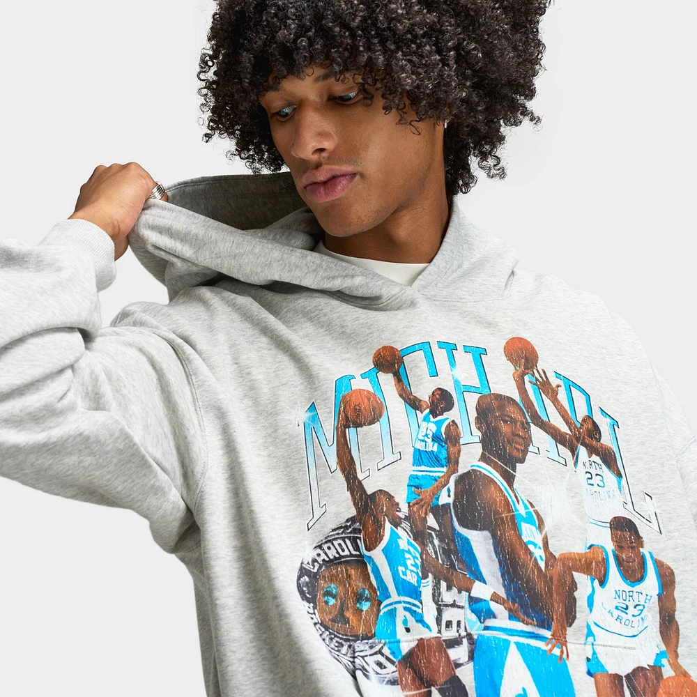 Jordan Flight Pullover Hoodie Heather Grey / Black