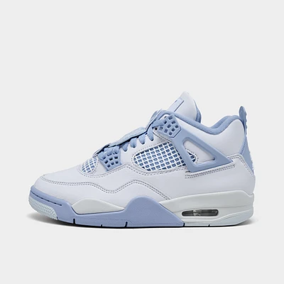 Jordan Women's 4 Retro Mid White / Aluminum - Blue Tint