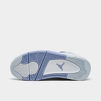 Jordan Women's 4 Retro Mid White / Aluminum - Blue Tint