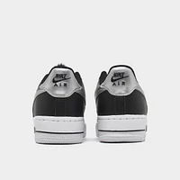Nike Air Force 1 GS Black / Metallic Silver - White