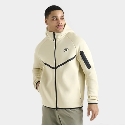 Nike Tech Fleece Full-Zip Windrunner Hoodie Light Khaki / Black