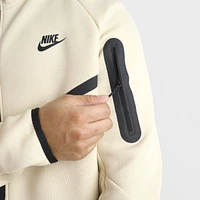 Nike Tech Fleece Full-Zip Windrunner Hoodie Light Khaki / Black