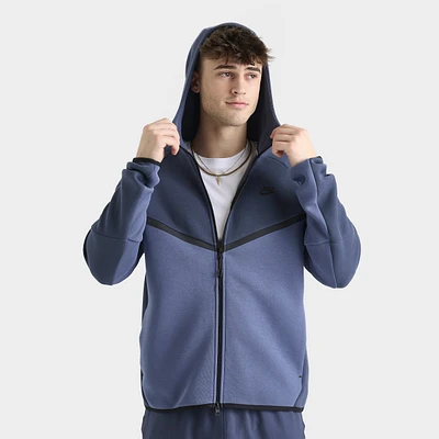 Nike Tech Fleece Full Zip Windrunner Hoodie Thunder Blue / Diffused - Black